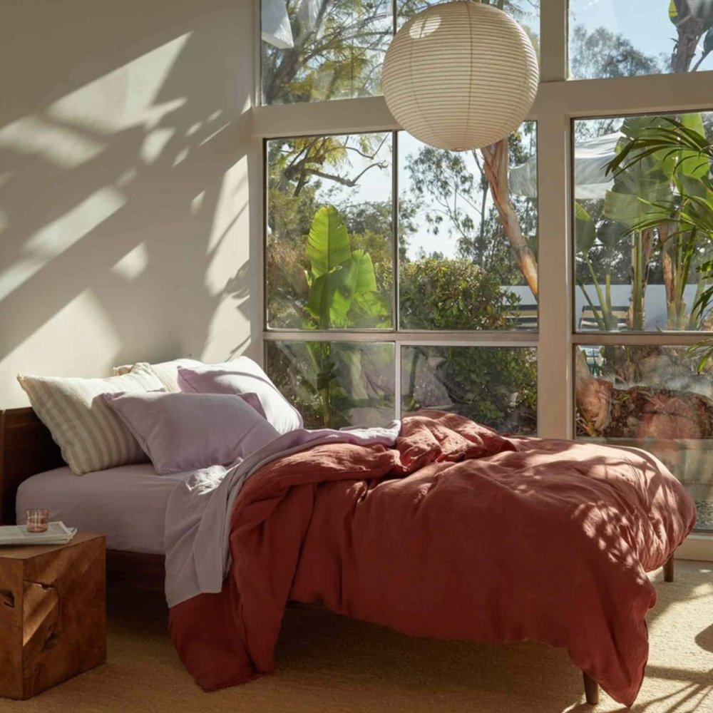 Brooklinen Linen Duvet Cover- Terra Cotta (Limited Edition) King